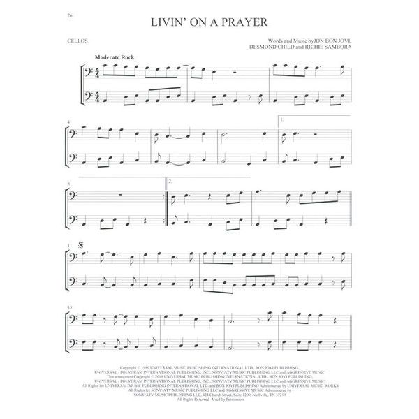 Hal Leonard Classic Rock Two Cellos