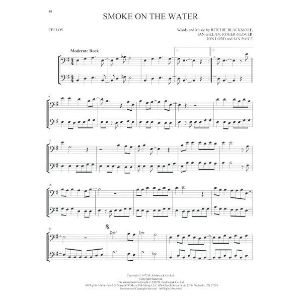 Hal Leonard Classic Rock Two Cellos