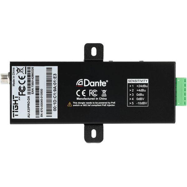 Tight AV Dante 2-channel Input Phoenix