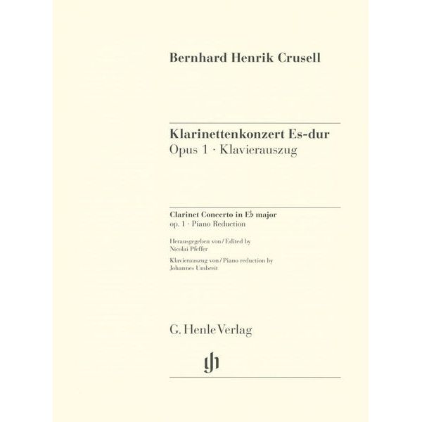 Henle Verlag Crusell Klarinettenkonzert op1