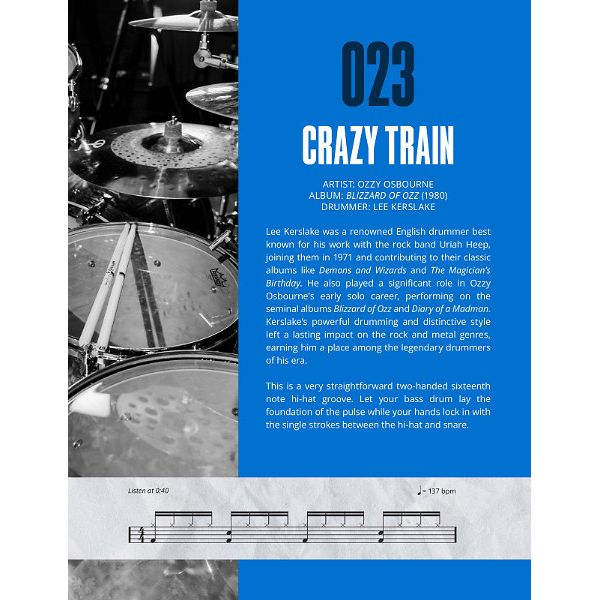 Drumeo 100 Grooves Every Drummer