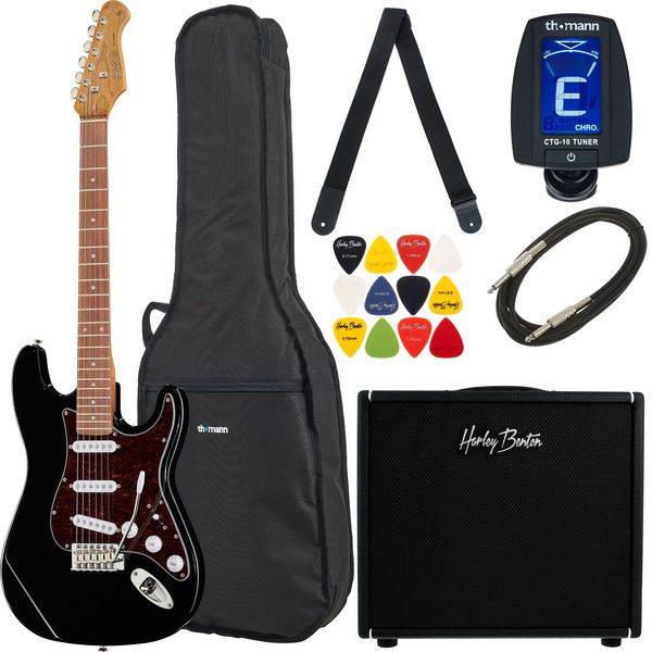 Harley Benton ST-62BK DNAFX AmP20 Set