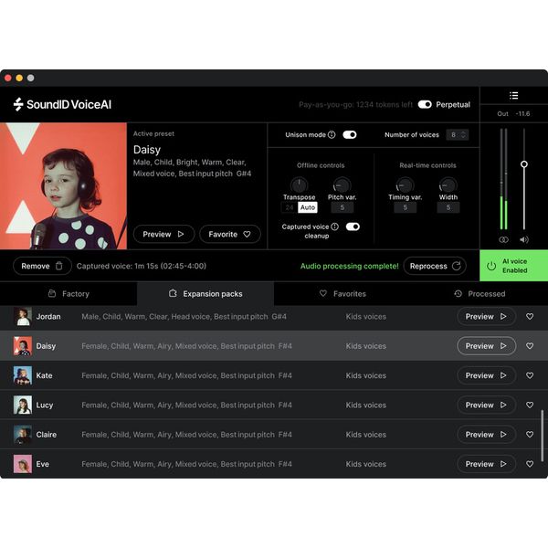 Sonarworks SoundID VoiceAI Kids Expansion