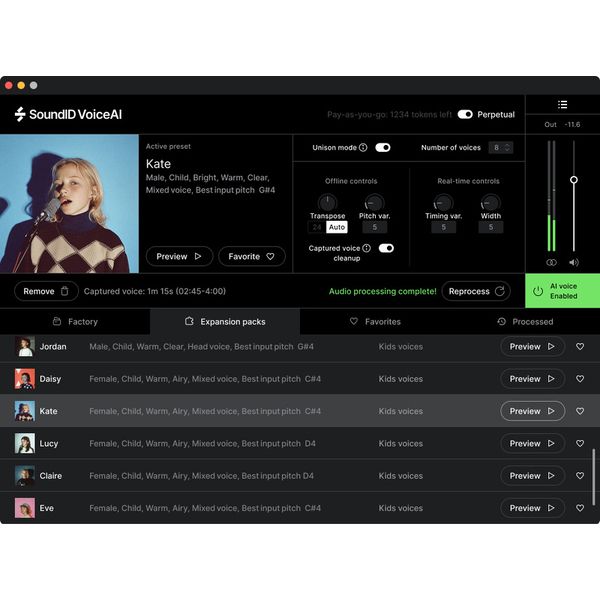 Sonarworks SoundID VoiceAI Kids Expansion