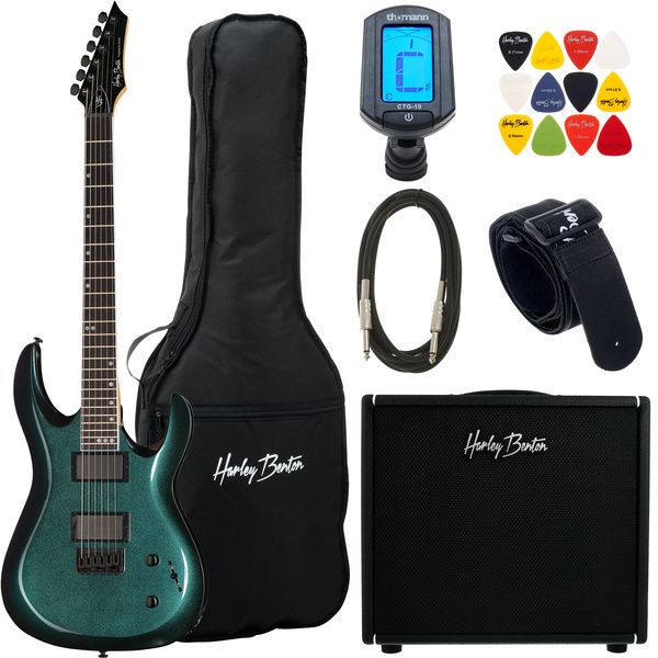 Harley Benton R-446 FlipFlop DNAFX AmP20 Set