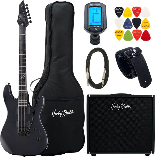 Harley Benton HWY-25BKS DNAFX AmP20 Set