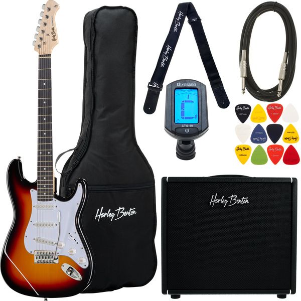 Harley Benton ST-20 SB Std.DNAFX AmP20 Set