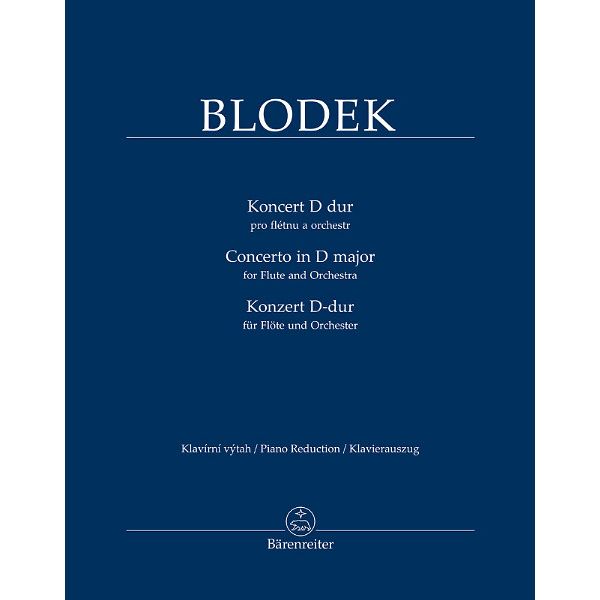 Bärenreiter Blodek Konzert für Flöte D-Dur