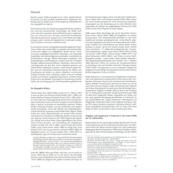 Carus Verlag Widor Sinfonie V
