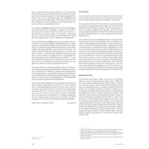 Carus Verlag Widor Sinfonie V