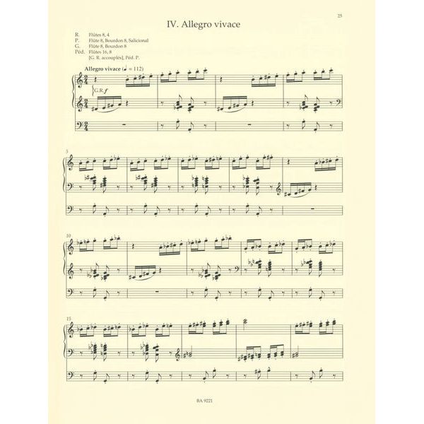 Bärenreiter Vierne Sinfonie Nr. 1
