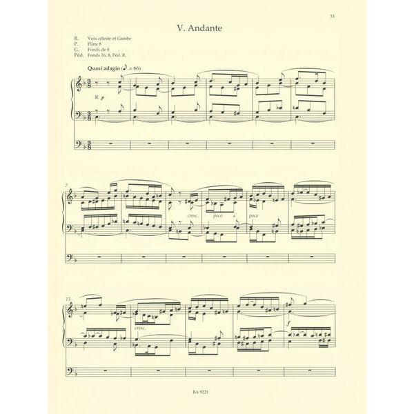 Bärenreiter Vierne Sinfonie Nr. 1