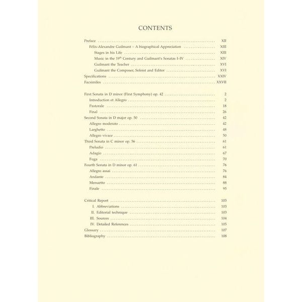 Bärenreiter Guilmant Ausgewählte Orgelwerk