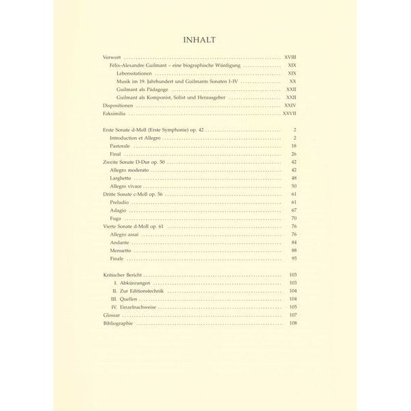Bärenreiter Guilmant Ausgewählte Orgelwerk