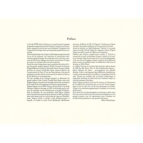 Schott Gigout Toccata h-Moll
