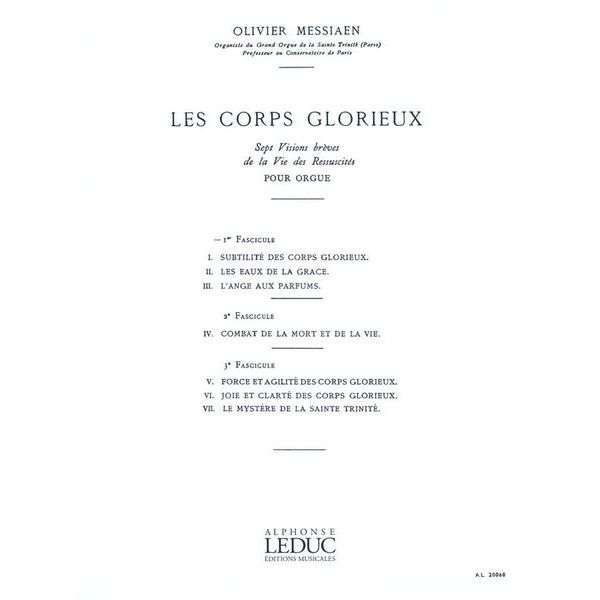 Alphonse Leduc Messiaen Les Corps Glorieux 1