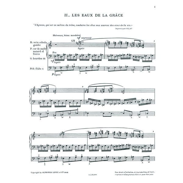 Alphonse Leduc Messiaen Les Corps Glorieux 1