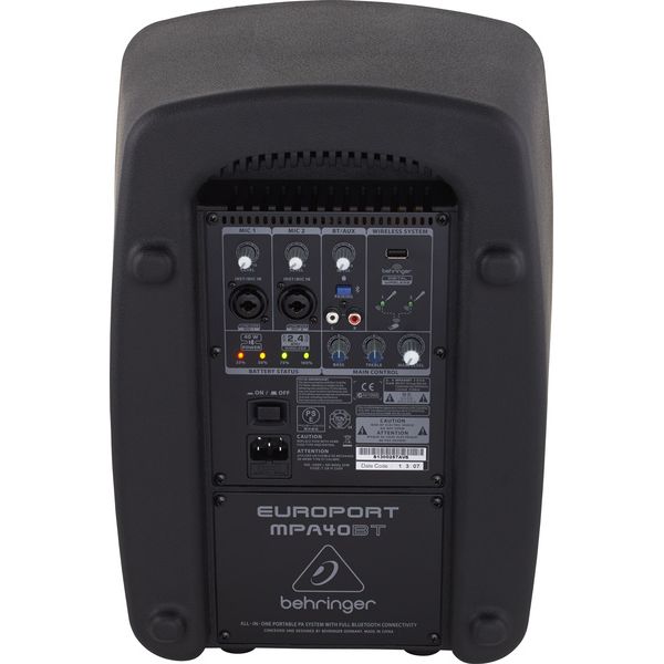 Behringer MPA40BT Bag Bundle