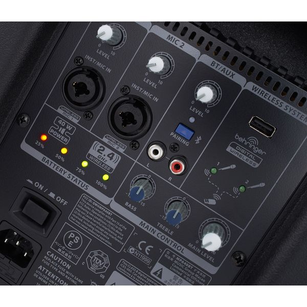 Behringer MPA40BT Bag Bundle