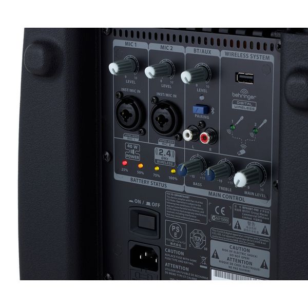 Behringer MPA40BT-Pro Bag Bundle