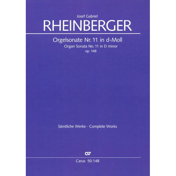 Carus Verlag Rheinberger Orgelsonate Nr. 11
