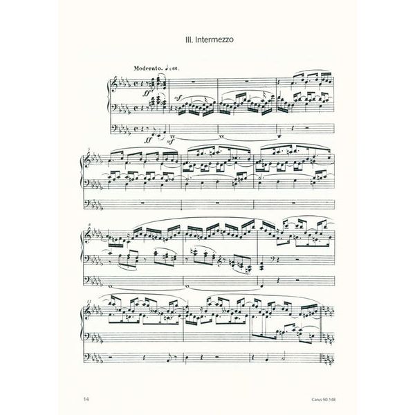 Carus Verlag Rheinberger Orgelsonate Nr. 11
