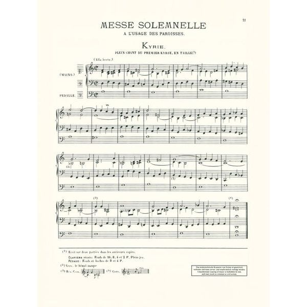 Schott Couperin Pièces d'Orgue