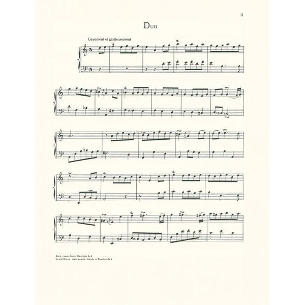 Schott Clérambault Livre d' Orgue