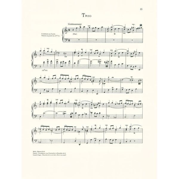 Schott Clérambault Livre d' Orgue