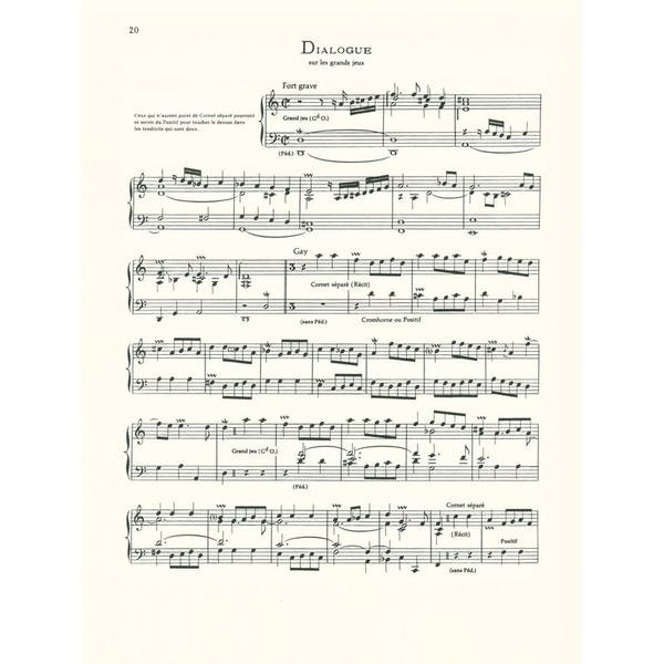 Schott Clérambault Livre d' Orgue