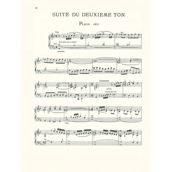 Schott Clérambault Livre d' Orgue