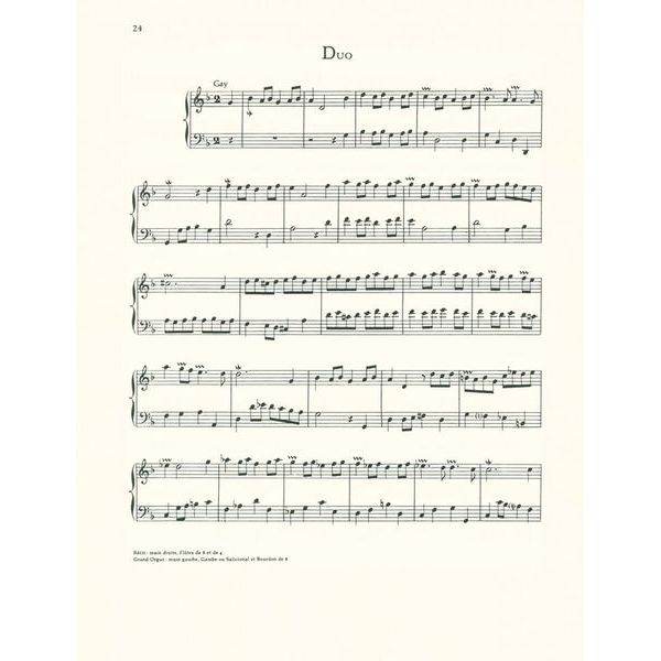 Schott Clérambault Livre d' Orgue