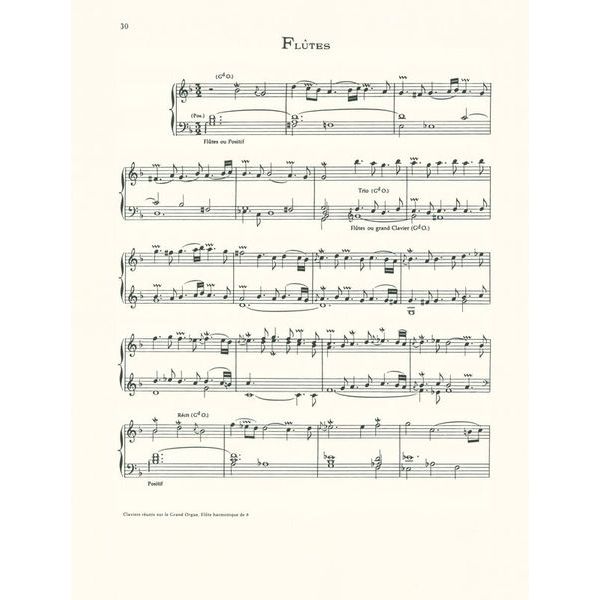 Schott Clérambault Livre d' Orgue