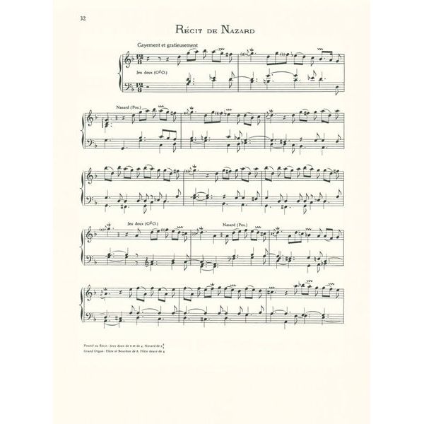 Schott Clérambault Livre d' Orgue