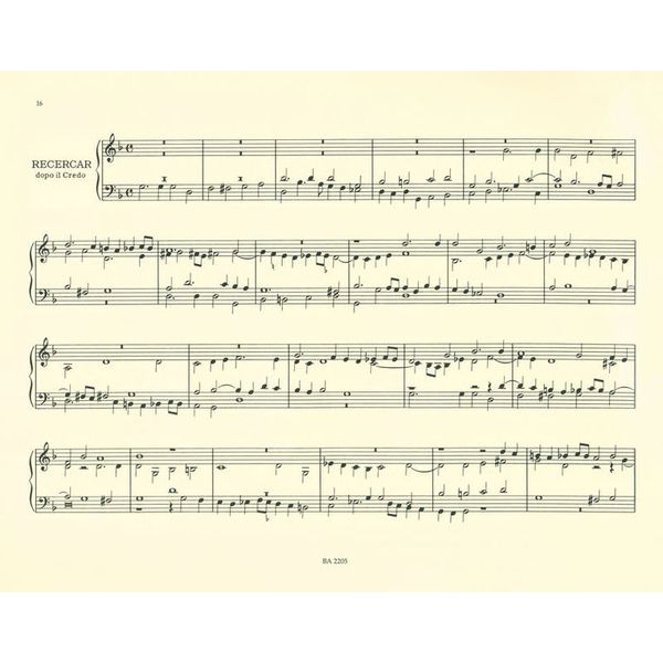 Bärenreiter Frescobaldi Fiori musicali