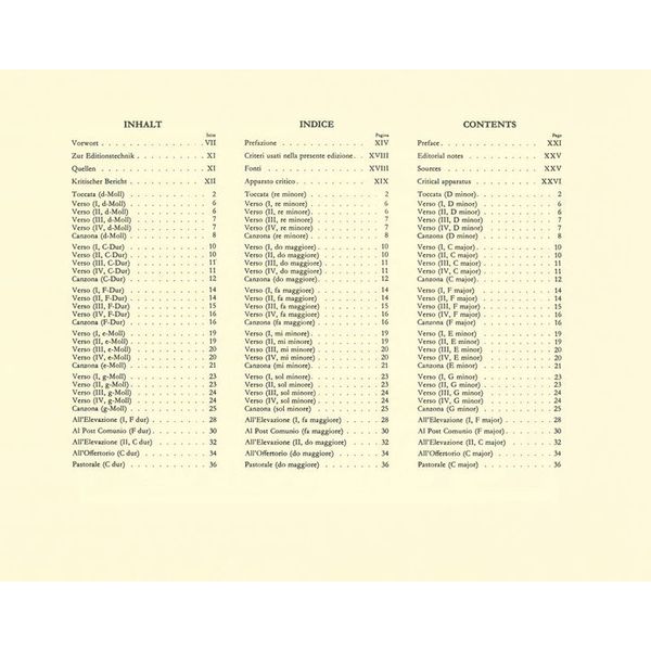 Bärenreiter Zipoli Orgelwerke