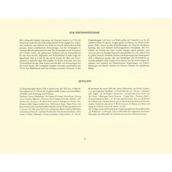 Bärenreiter Zipoli Orgelwerke