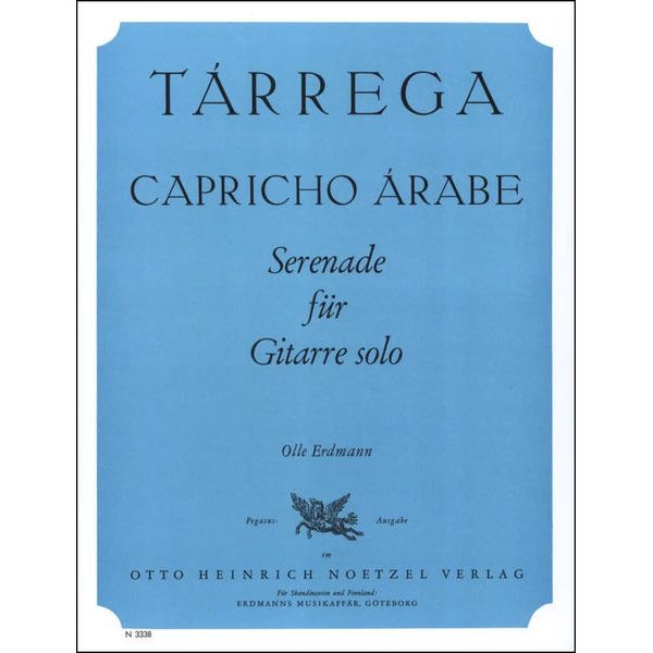 Heinrichshofen Verlag Tárrega Capricho árabe