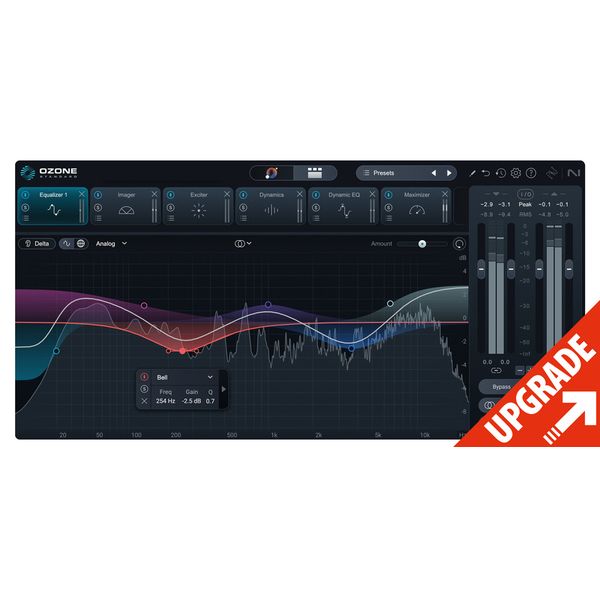 IZotope Ozone Elements Mastering Plugin - AI-Powered Audio Mastering Software
