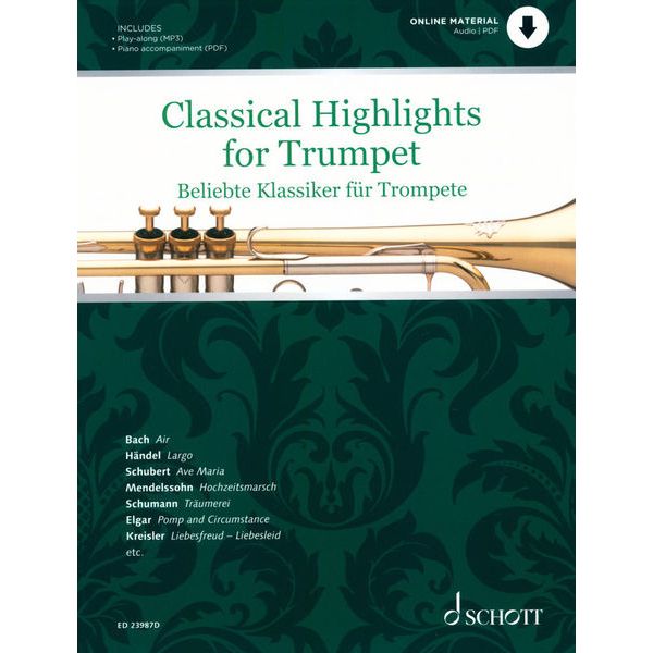 Schott Classical Highlights Trumpet D