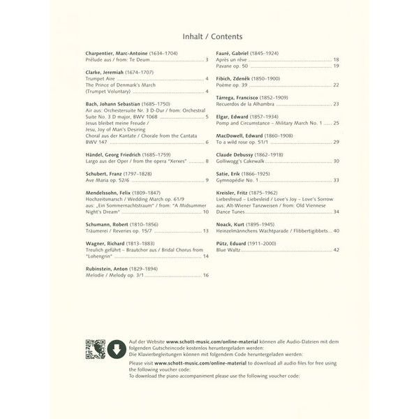 Schott Classical Highlights Trumpet D