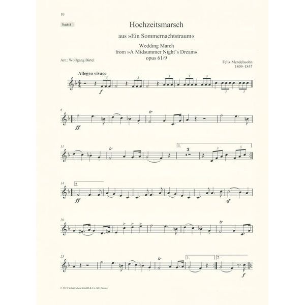 Schott Classical Highlights Trumpet D