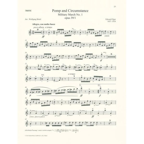 Schott Classical Highlights Trumpet D