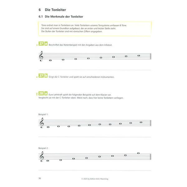 Edition Dux Basis Musik 5