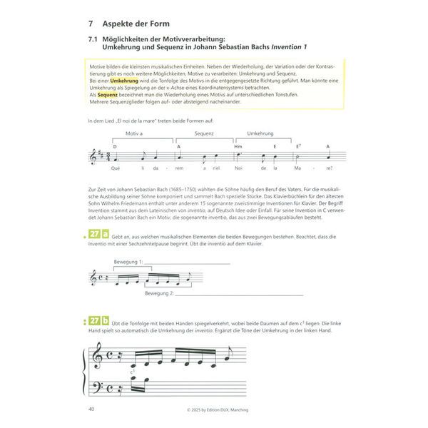 Edition Dux Basis Musik 6