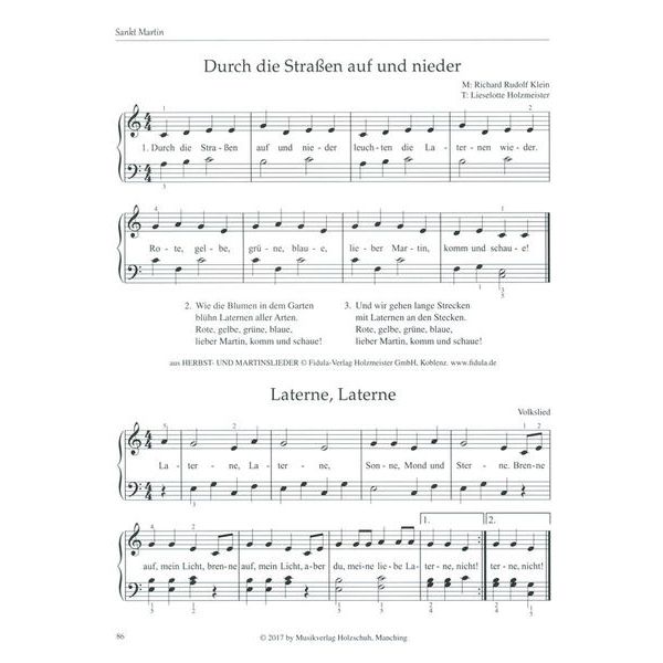 Holzschuh Verlag Lieder im Jahreslauf