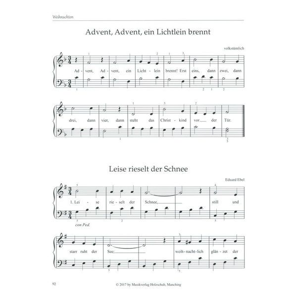 Holzschuh Verlag Lieder im Jahreslauf