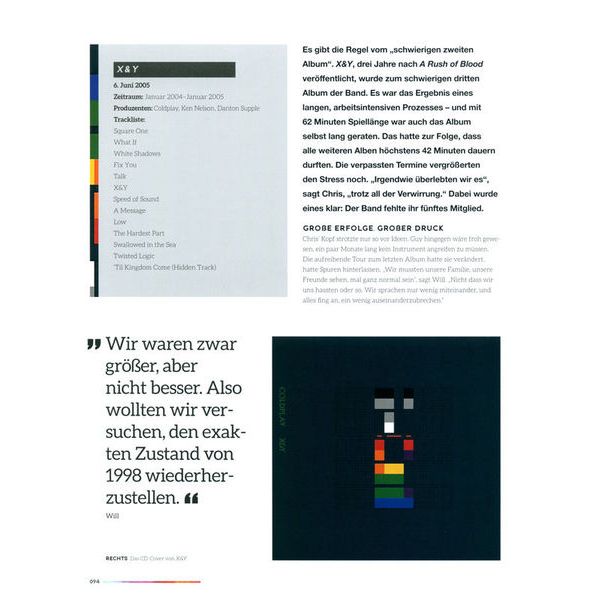 Hannibal Verlag Coldplay Biografie