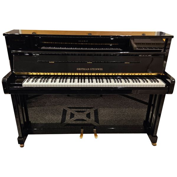 Grotrian-Steinweg 112 Piano Used, Black