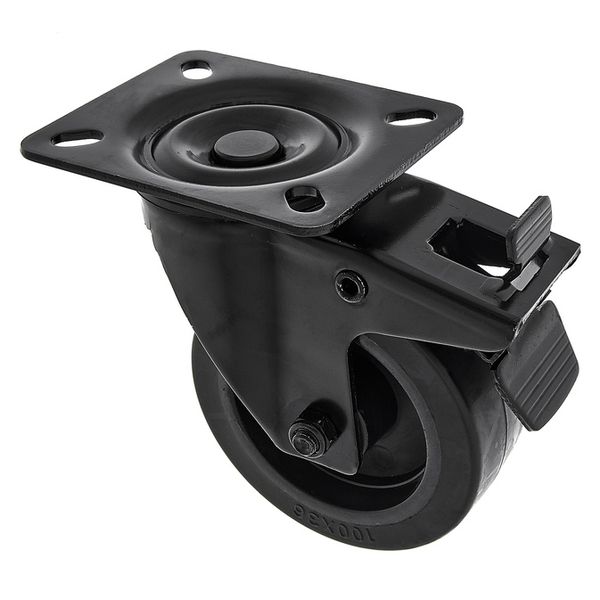 Roadworx Black Wheel Bundle 100 mm